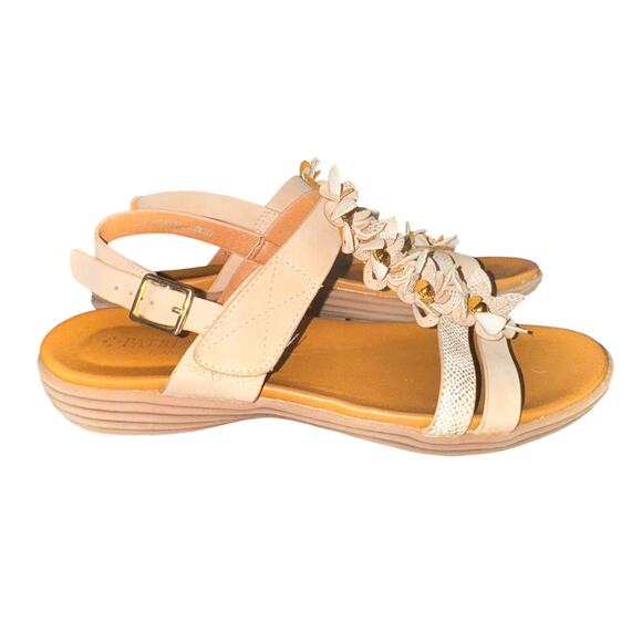 Patrizia By Spring Step Kalliphaeia Slingback Sandals Women's 7 Tan Faux Leather - Picture 4 of 9